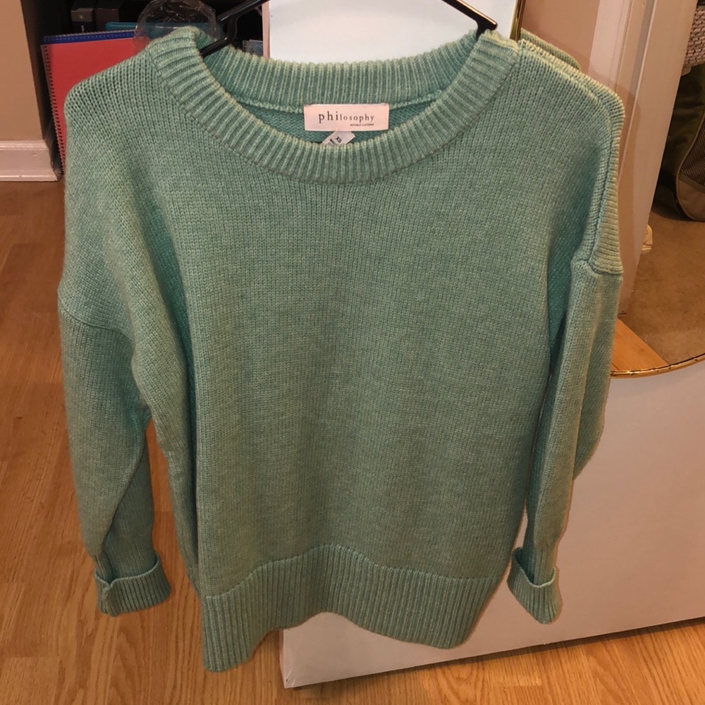 Nice green sweater